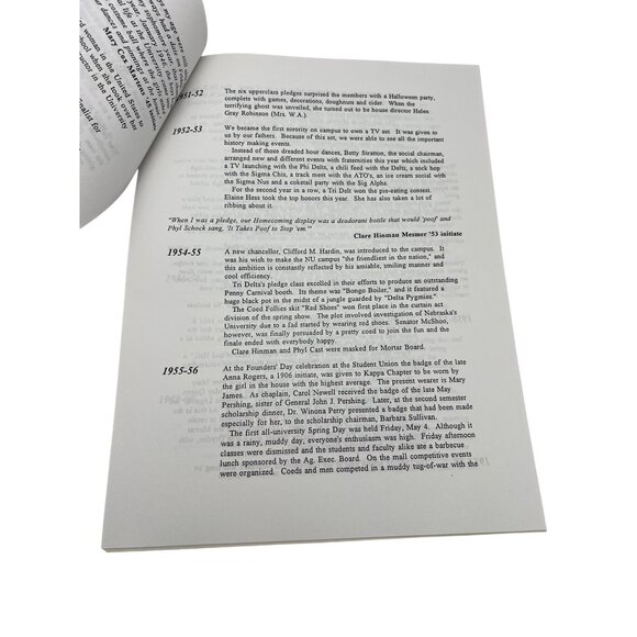 Tri Delta Kappa Chapter History 1894–1994 UNL 100 Years of Sisterhood Aug 1994 - Picture 4 of 7